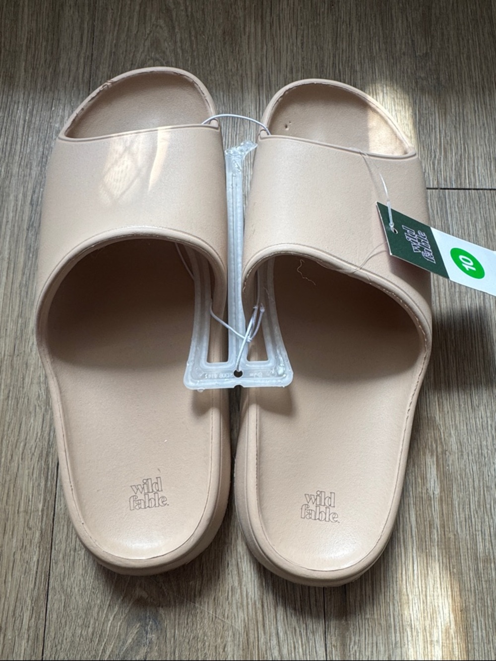 wild fable Beige Slide Sandals